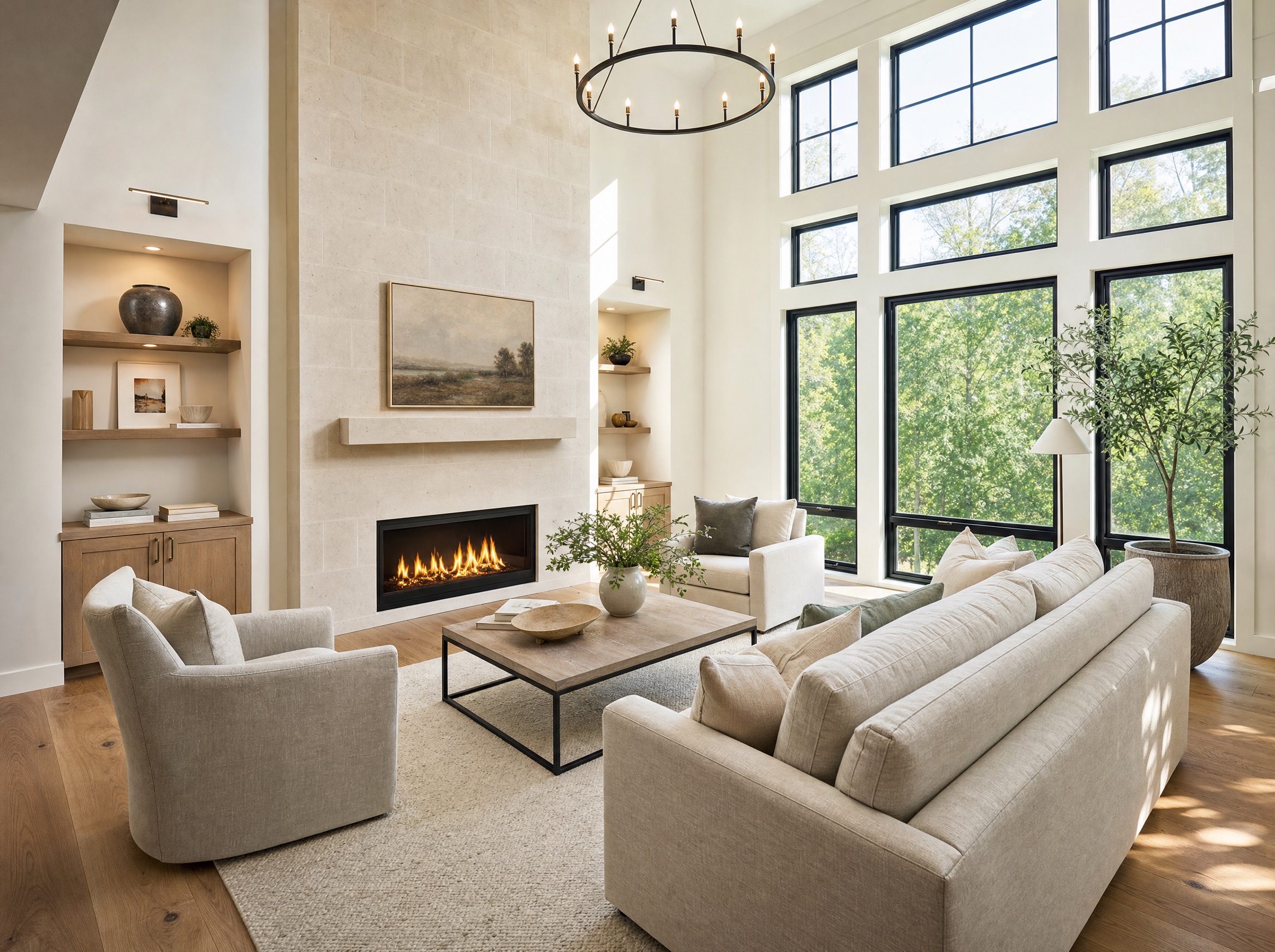 The living room